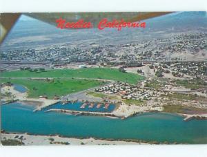 Unused Pre-1980 AERIAL VIEW OF TOWN Needles California CA n2362