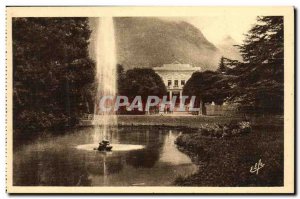 Old Postcard Luchon The room D water park and casino