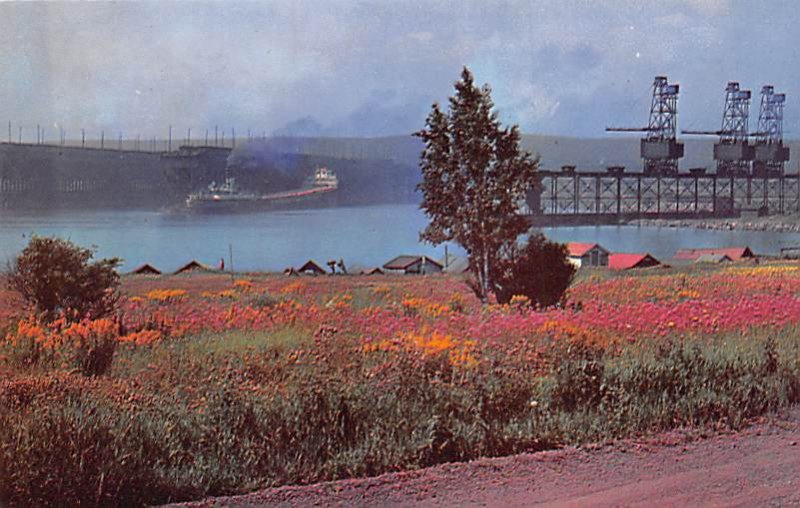 Harbor Scene Iron Ore and Coal Docks Two Harbors,  MN