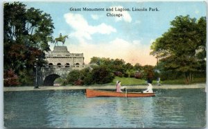 M-3092 Grant Monument and Lagoon Lincoln Park Chicago