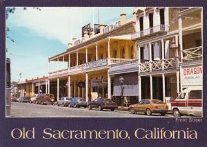 California Old Sacramento Front Street 1989