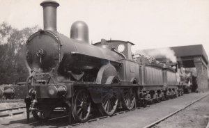 LNWR Class 2-4-0 No 36 Whitworth Train Old Photo