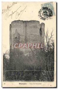 Old Postcard Etampes Guinette Tower