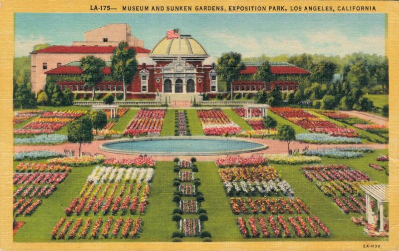 USA Museum and Sunken Garden Exposition Los Angeles California 01.62