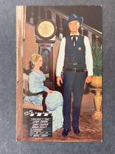 Movieland Wax Museum Gary Cooper Grace Kelly CA Chrome Postcard H1149081810