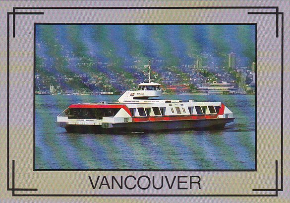 Canada Ferry The Sea Bus Vancouver