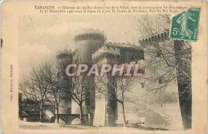 Old Postcard Tarascon Chateau king rene side of the city don�t the costruct...
