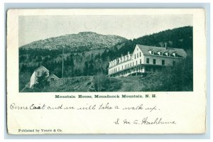 c. 1910 Mountain House Hotel Monadnock Mountain NH Postcard P14 