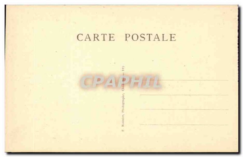 Old Postcard Argentiere and Mont Blanc