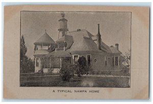 A Typical Nampa Home Fleisher & Hall Nampa Idaho ID Advertising Vintage Postcard