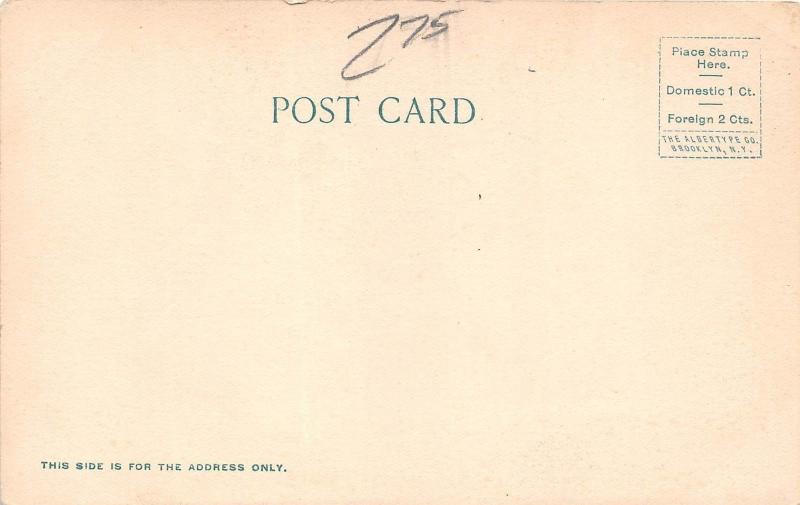 C15/ Palm Beach Florida Fl Postcard c1905 Brelsford Cove and The Ramble