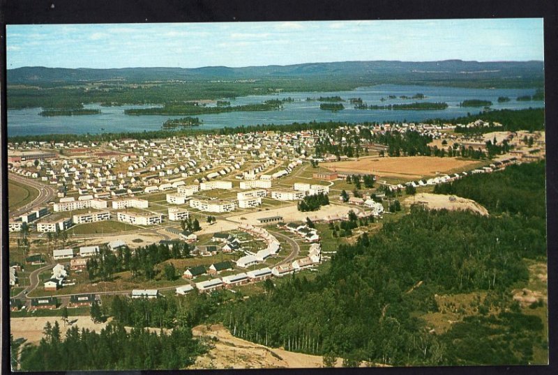 Ontario ~ Aerial View of Camp Petawawa (ARMY) - Chrome 1950s-1970s