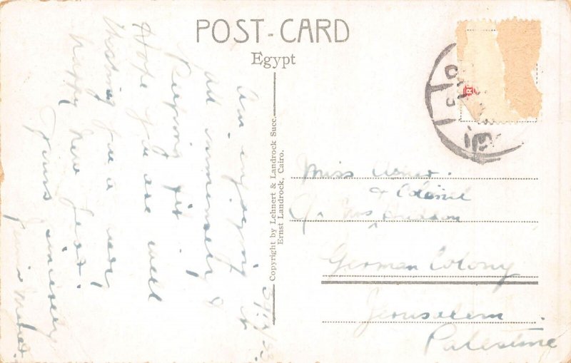 A763 Egypt Cairo General View vintage postcard