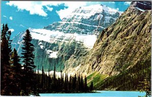 Postcard MOUNTAIN SCENE Mount Edith Cavell Alberta AB AO2165