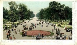 Centre Ave., Belle Isle Park in Detroit, Michigan