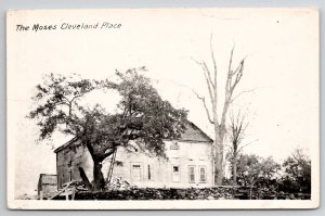 Moses Cleveland Salt Box House In Canterbury CT Now In Hudson OH Postcard T23