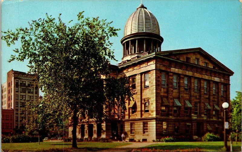 Historic Sangamon County Court House Springfied IL Illinois Postcard VTG UNP 