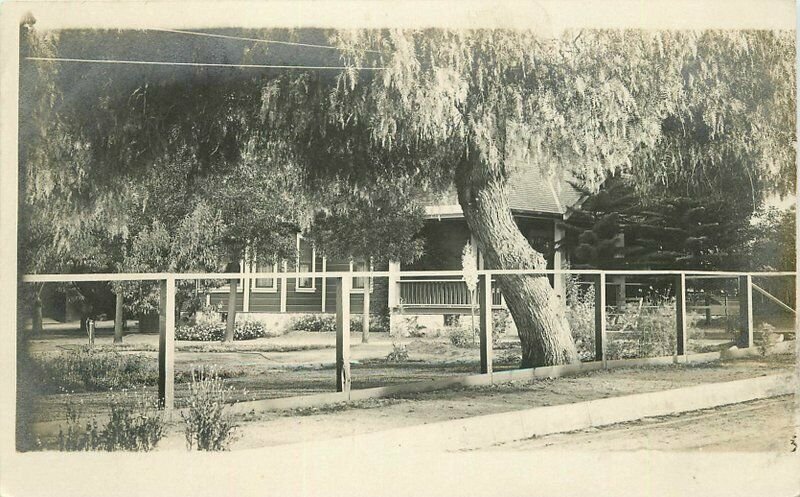 Home Residence Monrovia California 1910 RPPC Photo Postcard 20-9796