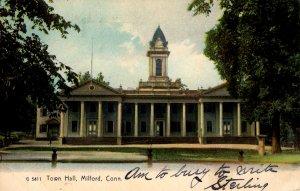 Milford, Connecticut - A view of the Town Hall - in 1908