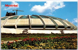 VINTAGE POSTCARD OLYMPIC STADIUM 21ST MONTREAL QUEBEC CANADA PART OF SET MINT!