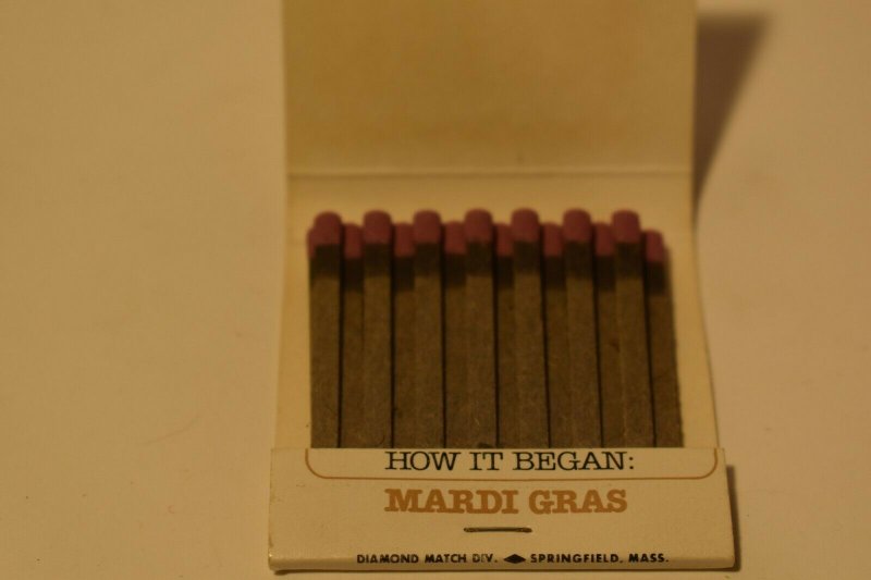 How It Began: Mardi Gras 30 Strike Matchbook