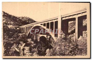 Postcard Old Luceram A M Route Peira Cava New Bridge