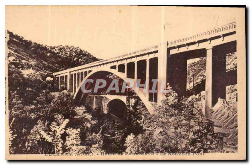 Postcard Old Luceram A M Route Peira Cava New Bridge