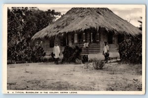 Sierra Leone Postcard A Typical Bungalow in the Colony c1920's Tuck Art