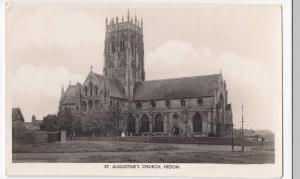 Yorkshire; St Augustine's Church, Hedon RP PPC, Unposted c 1950's By Photochrom 