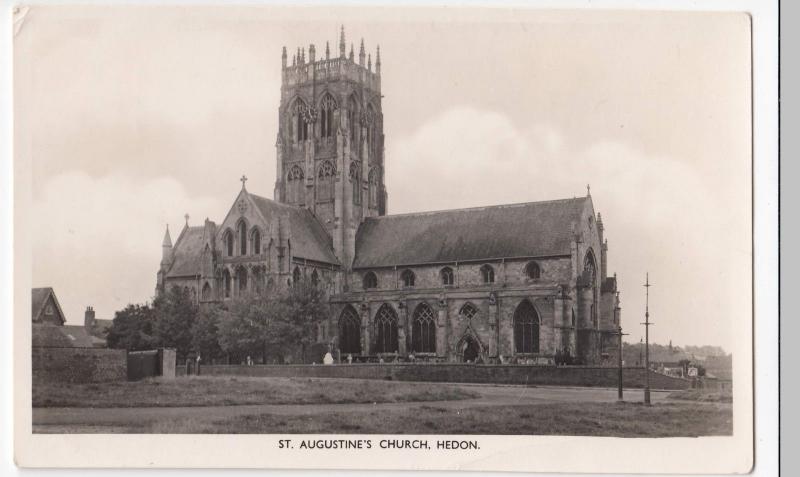 Yorkshire; St Augustine's Church, Hedon RP PPC, Unposted c 1950's By Photochrom 