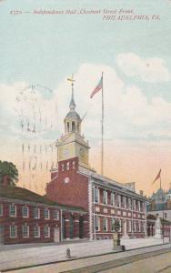 Independence Hall on Chestnut Street Philadelphia PA Pennsylvania - pm 1910 - DB