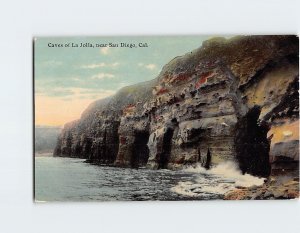 Postcard Caves of La Jolla California