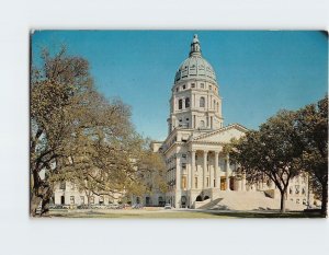 Postcard The Kansas State Capitol Topeka Kansas USA