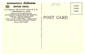 Michigan Minneapolis , Biltmore Motor Hotel