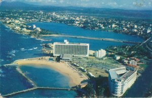 San Juan PR Puerto Rico Sunny Capital City - Pan American World Airways Postcard