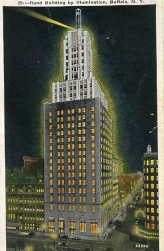 NY - Buffalo, Rand Building By Illumination