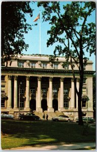 VINTAGE POSTCARD SCHENECTADY COUNTY COURT HOUSE AT SCHENECTADY NEW YORK 1958