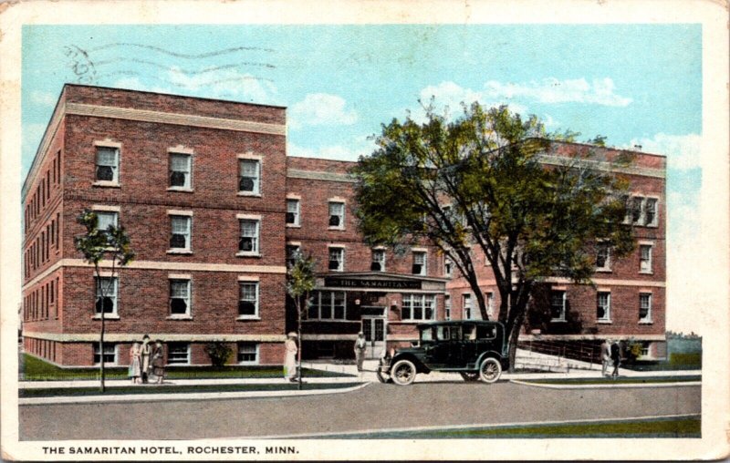 Postcard The Samaritan Hotel in Rochester, Minnesota