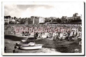 Old Postcard Dinard The Beach