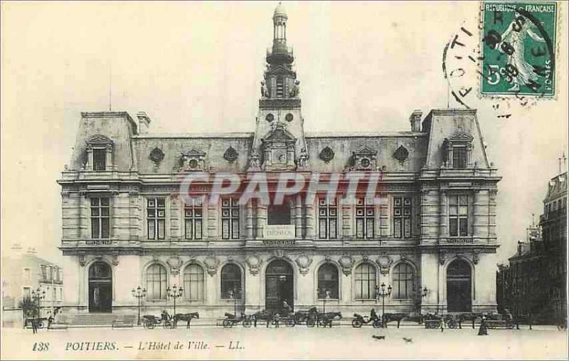 CPA Poitiers l'Hotel de Ville