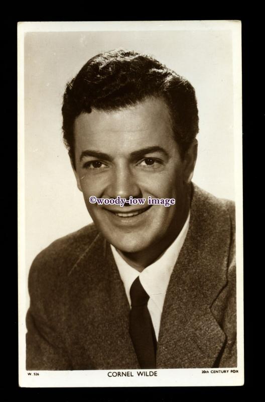 b6498 - Film Actor - Cornel Wilde - Picturegoer No.W526 - postcard