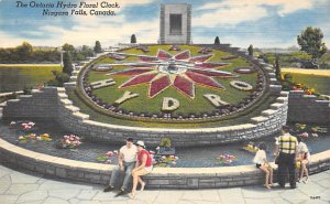 Ontario Hydro Floral Clock Niagara Falls, Canada Unused 