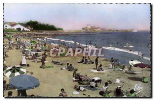 Modern Postcard Saint Jean de Luz Socoa (Basses Pyrenees) La Grande Plage At ...