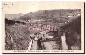 Old Postcard Avallon Valley of the Cousin The Scenic Sites in the Valley Beau...