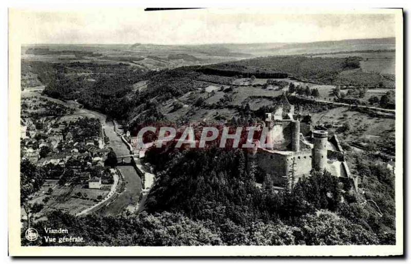 VINTAGE POSTCARD Vianden View