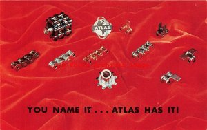 Advertising Postcard, Atlas Power Transmission Products Promo, Nice Graphics