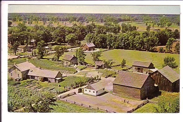 Upper Canada Village, Bird's Eye View, Loucka's Farm House, Morrisburg Ontari...