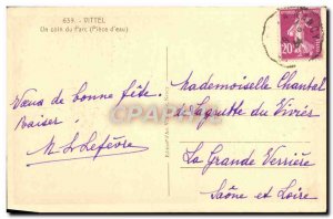 Old Postcard Vittel A Coin Du Parc room d & # 39eau