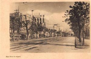 Sapporo Japan Main Street Antique Postcard J48170