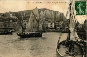 CPA LE TRÉPORT Le Port et le Quai Francois 1er (868932)